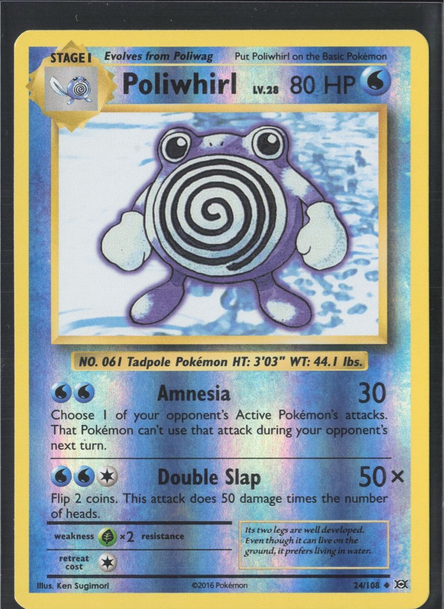 Pokémon Carte collezionabili: POKÉMON / Poliwhirl / Evolutions / Reverse 🇺🇸 – Usato da Herzogenbuchsee venduto da TCG-High-Quality