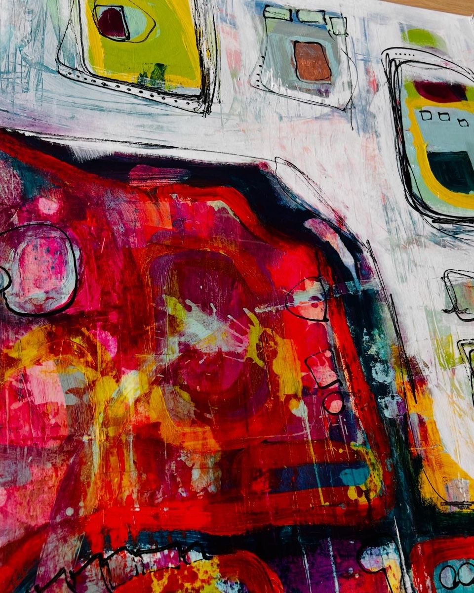 Dipinti: Einzigartiges abstraktes Gemälde, 60x90cm – Nuovo e nell'imballaggio originale da Kreuzlingen venduto da eszanza 4