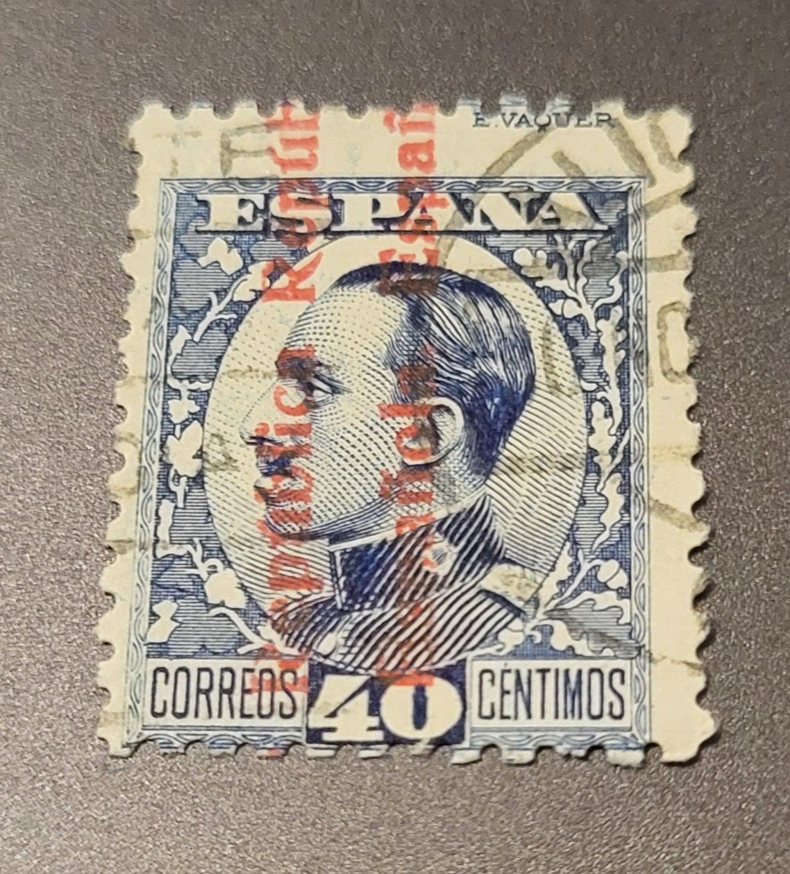 Alle Briefmarken: Spanien 1931 dezentriert briefmarke – Gebraucht aus St Gallen von Stampsalshobby