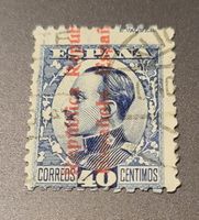 Spanien 1931 dezentriert briefmarke