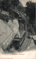 Alpnachstad - Pilatusbahn (Dampf-Triebwagen)