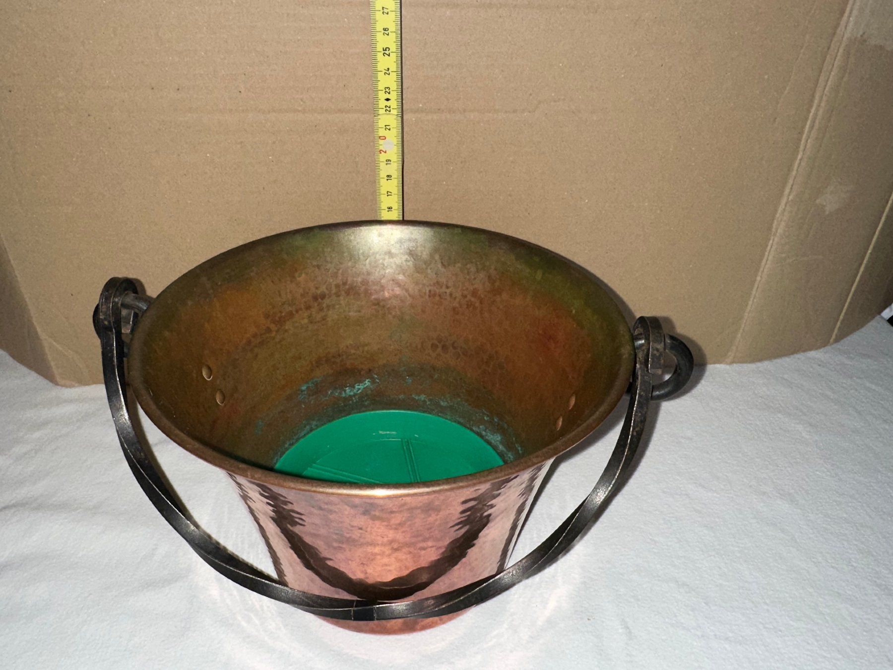 Vasi per fiori: Cache pot en cuivre Stockli – Usato da Ste-Croix venduto da BuffetSC 6