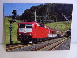 Postkarte  Deutsche Bundesbahn DB Lok 120 106 Neubaustrecke.