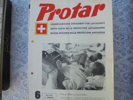 Schweizer Armee Militär 1945 PROTAR Magazin Luftschutz