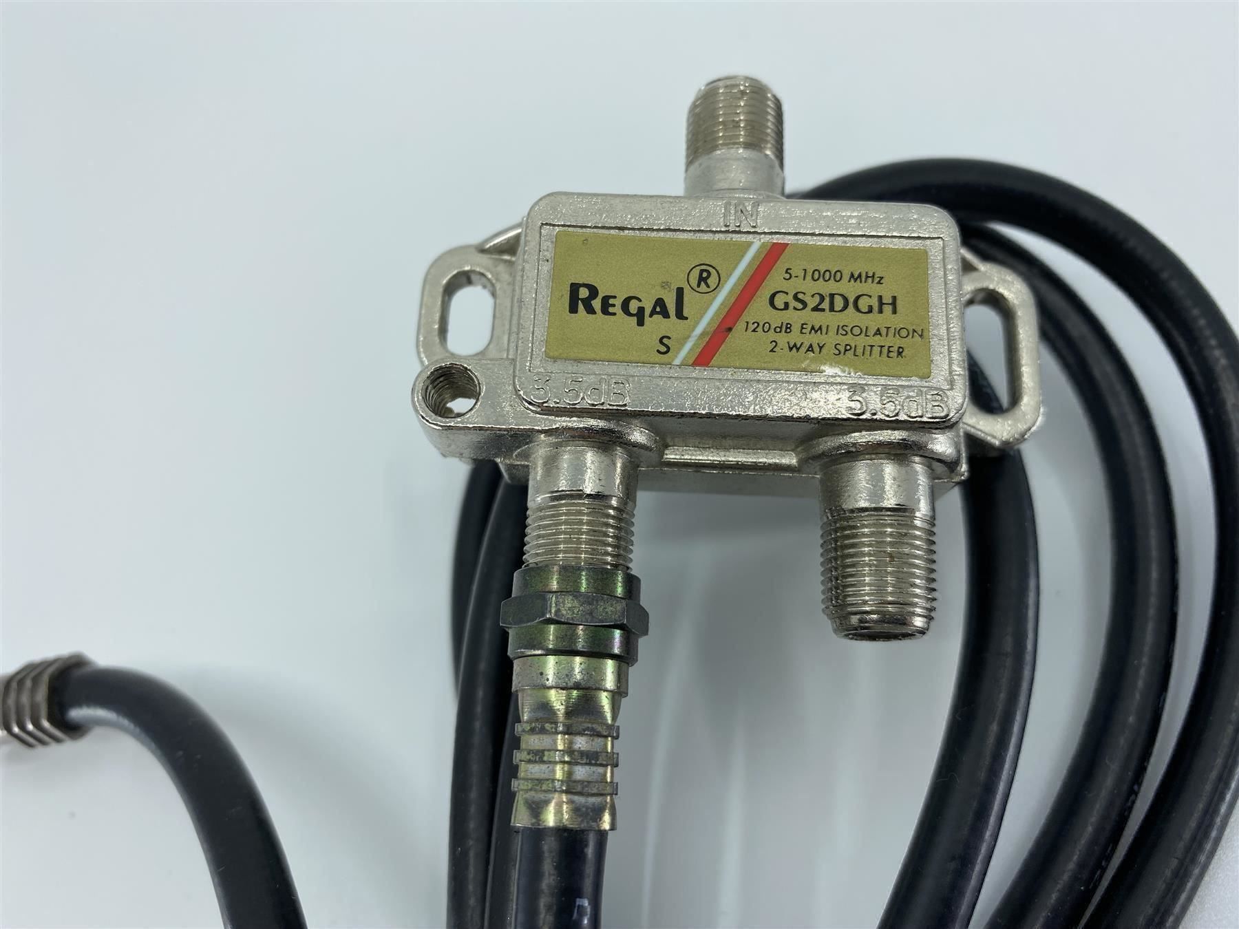 Cavi: REGAL GS2DGH Coaxial Splitter Kabel – Usato da Langwiesen venduto da Restposten-24 1