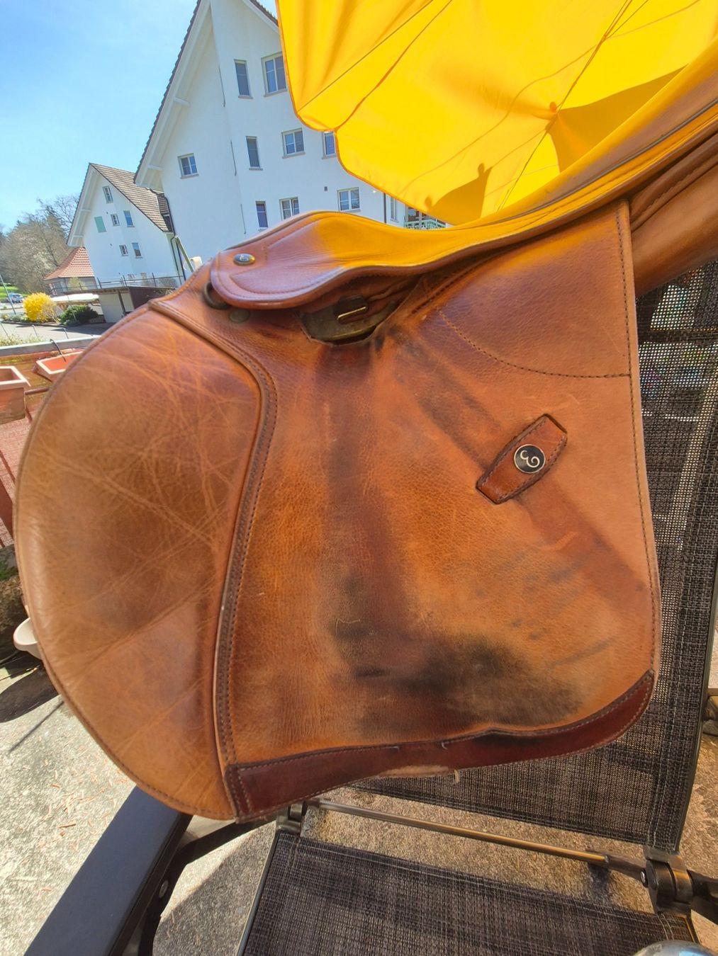 Sattel & Sattelzubehör: Springsattel braun 17,5 Zoll – Gebraucht aus Märwil von Buick_regal 3