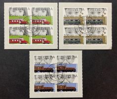 4er Block Pro Juventute 2013 ET-Stempel