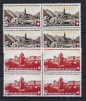 1943  Pro Patria Viererblocks postfrisch    15411