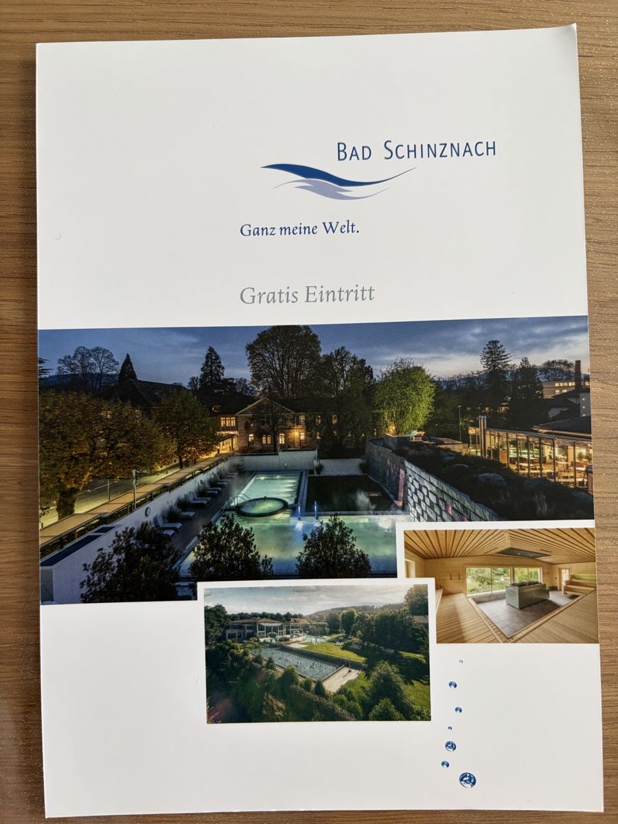 Bons: Bad Schinznach Gratis Eintritt – Neuf avec emballage d'origine à Marsens par Vinzu