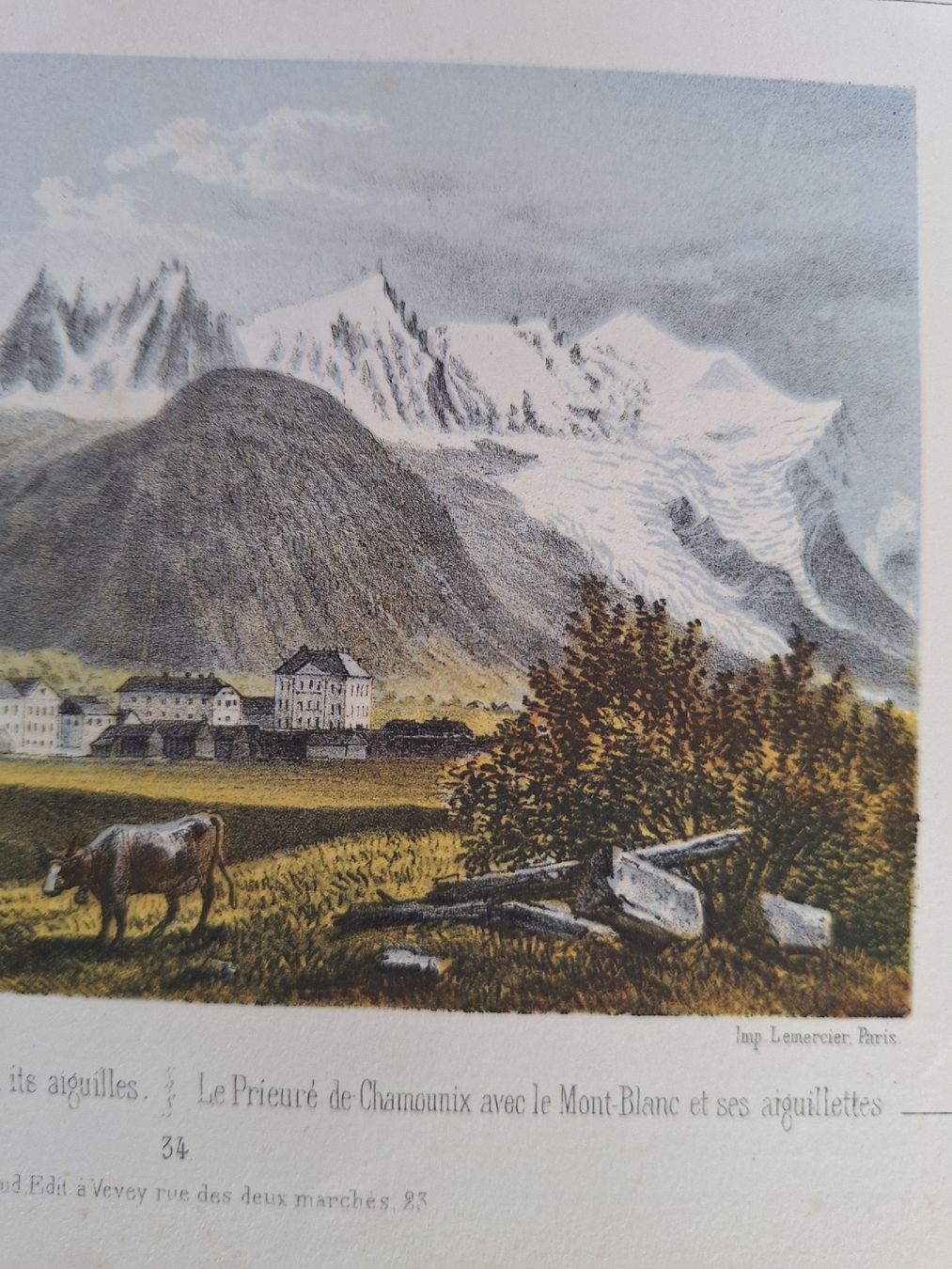 Incisioni: PRIEURÉ  DE CHAMONIX – Usato da Bevaix venduto da bohrap 1