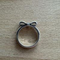 PANDORA Ring Sparkling Bow Gr.54 925 Silber + Zirkonia