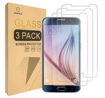 Lot 3 Verres Trempé Protecteur écran Samsung S6, 9H Dureté