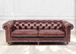 Chesterfield Sofa aus Leder, der grosse Klassiker britischer