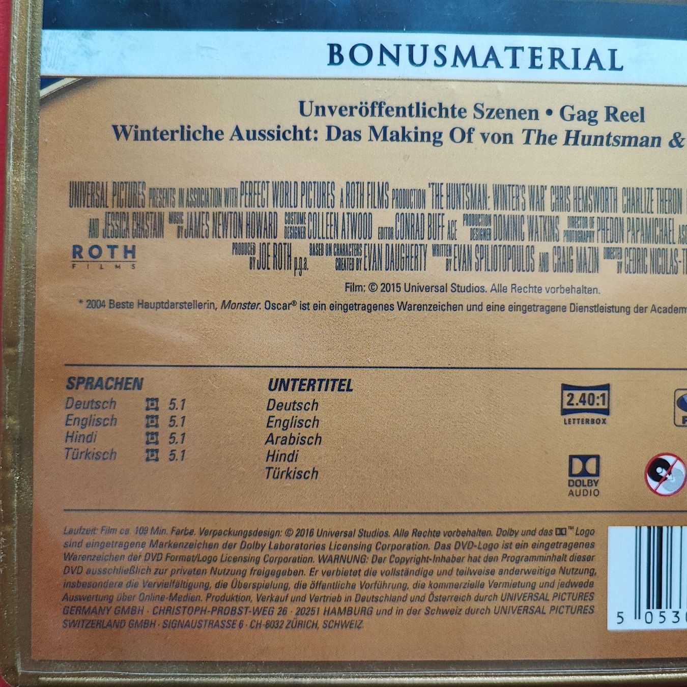 Alle DVDs: The Huntsman & the Ice Queen – Gebraucht aus Dübendorf von kb86_MOVIE 2