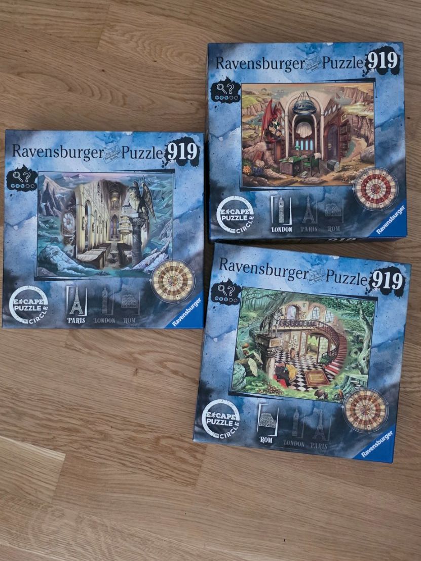 Ravensburger Puzzles: Ravenspurger  Escape Puzzle x3 – Neu (gemäss Beschreibung) aus Jona von Stekar72