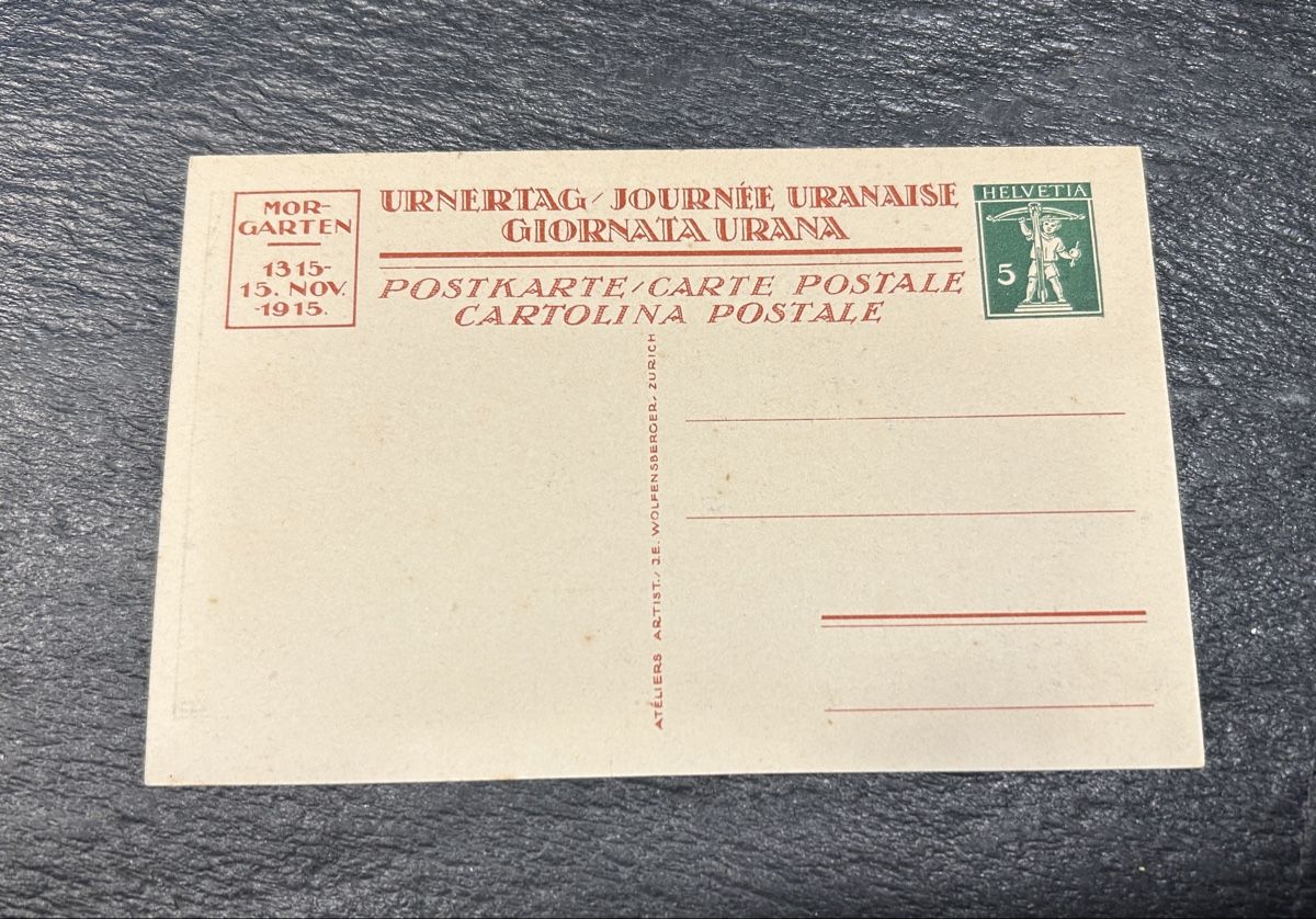 Cartes postales: 1915 Morgarten 1315-1915 – D'occasion à Vétroz par Laly63 1