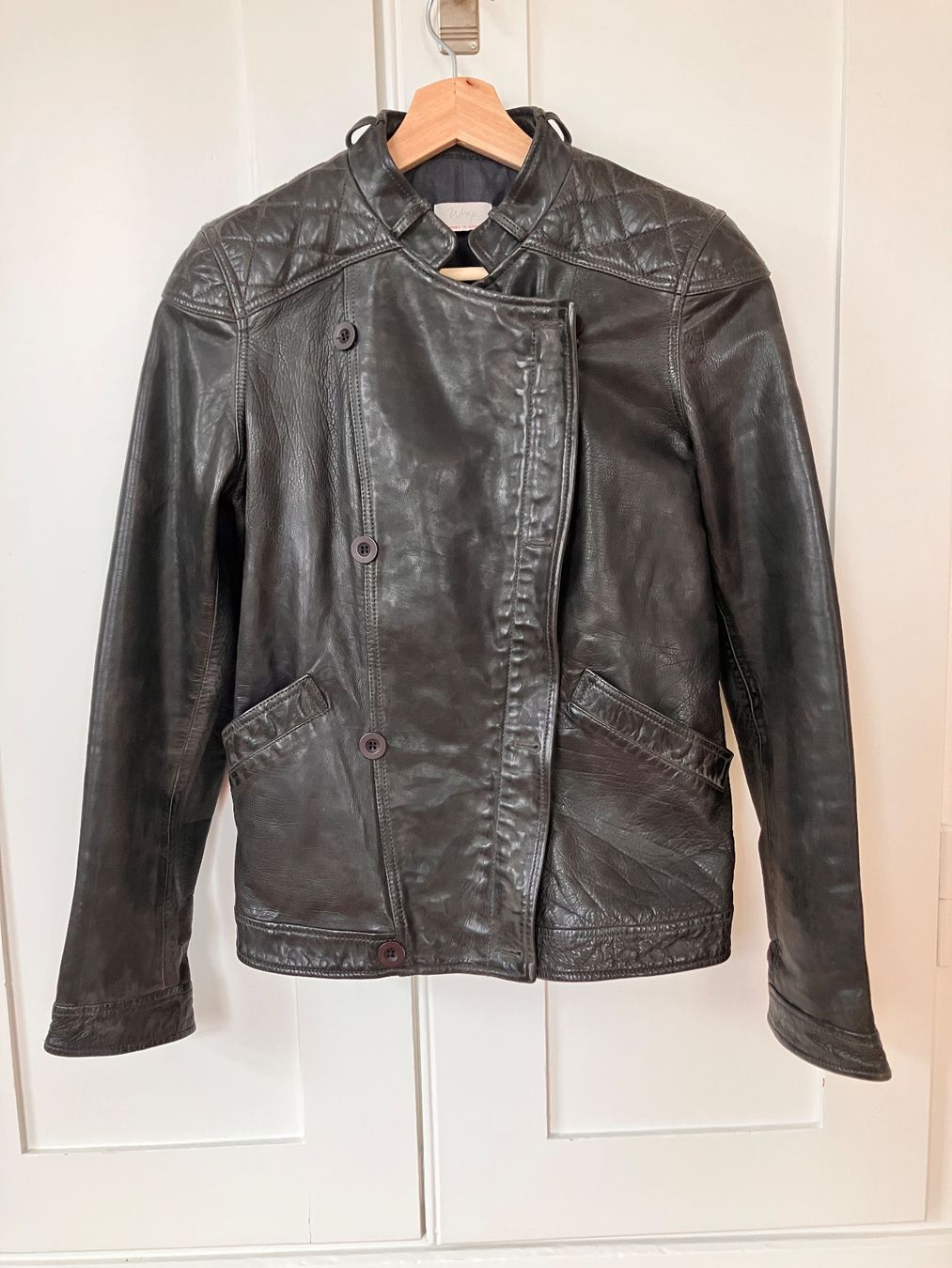 Giacche: Schöne Lederjacke Gr. 38 von Wrap London – Nuovo (secondo la descrizione) da St.Gallen venduto da michel_simone 3