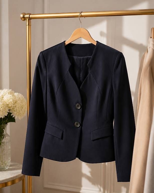 Giacche: Eleganter dunkelblauer Blazer Damen Gr. S  klassischer  – Usato da Allschwil venduto da Viky88