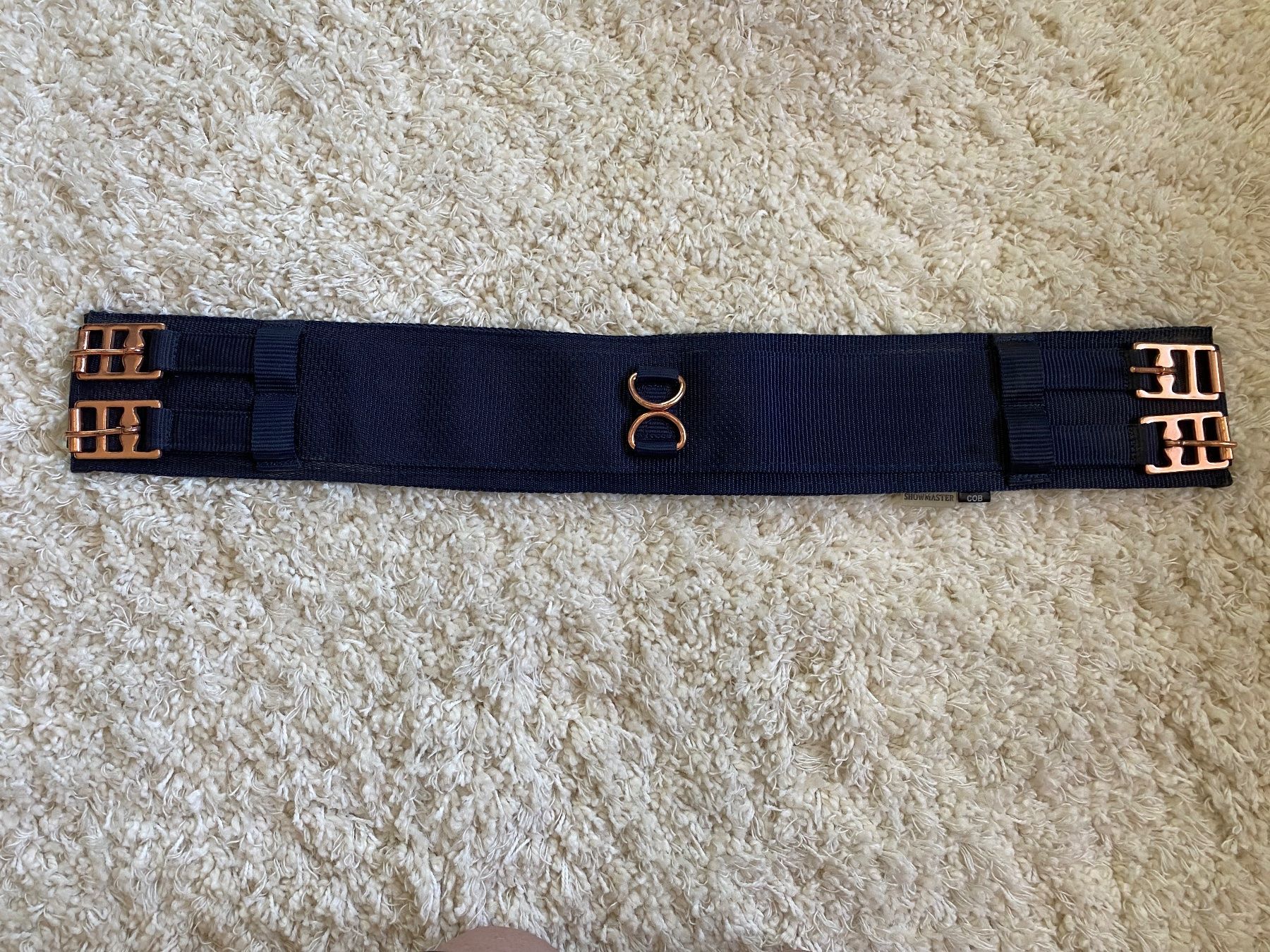 Briglie & Cavezze: Showmaster Longiergurt Komfort - Navy - Cob – Usato da Wohlen AG venduto da Robballantine 2