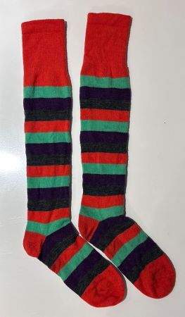 Zara x Harry Lambert Kniesocken aus Wolle