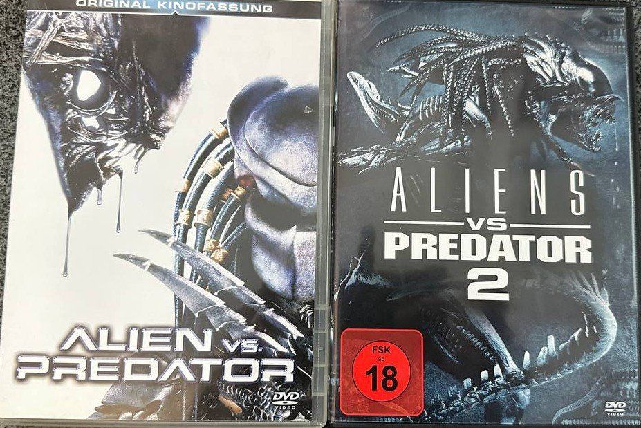 Tutti i DVDs: Alien vs. Predator 1+2 DVDs, Top Zustand – Usato da Beringen venduto da Mantafisch1