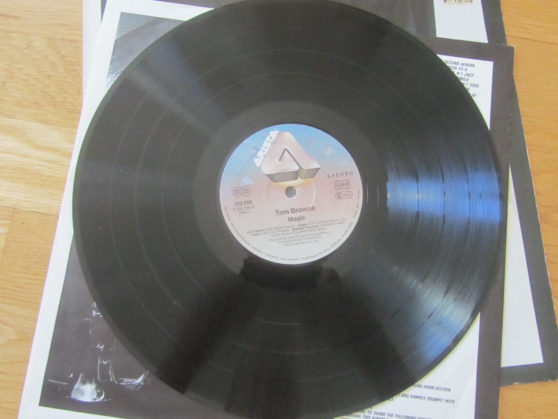 Dischi in vinile: Tom Browne Magic LP    - Jazz-Funk-Soul – Usato da Seengen venduto da mikelele 3