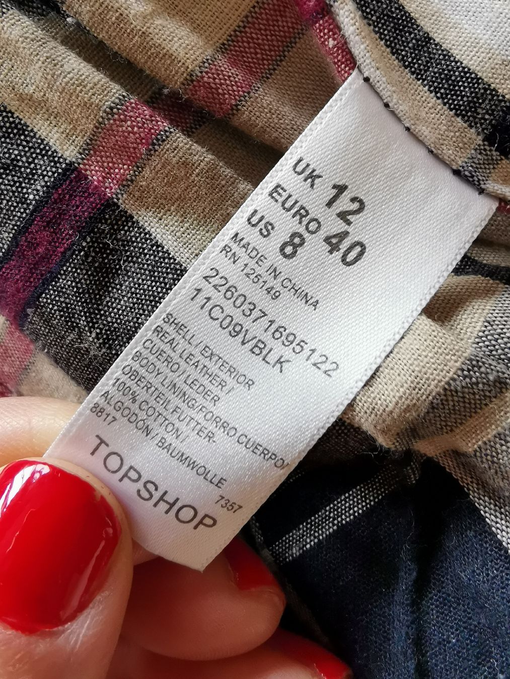Gilet & Giacche senza maniche: Topshop Biker Leder Weste  – Usato da Uerikon venduto da pink_flamingo 7