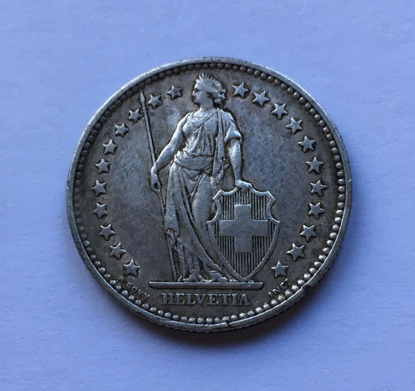 Tutti le monete: 1901 2 Franken -vz – Usato da Kirchberg SG venduto da Zenhad69 1