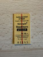 Ticket de train Anschluss-Spezial, Gornergrat-Stockhorn