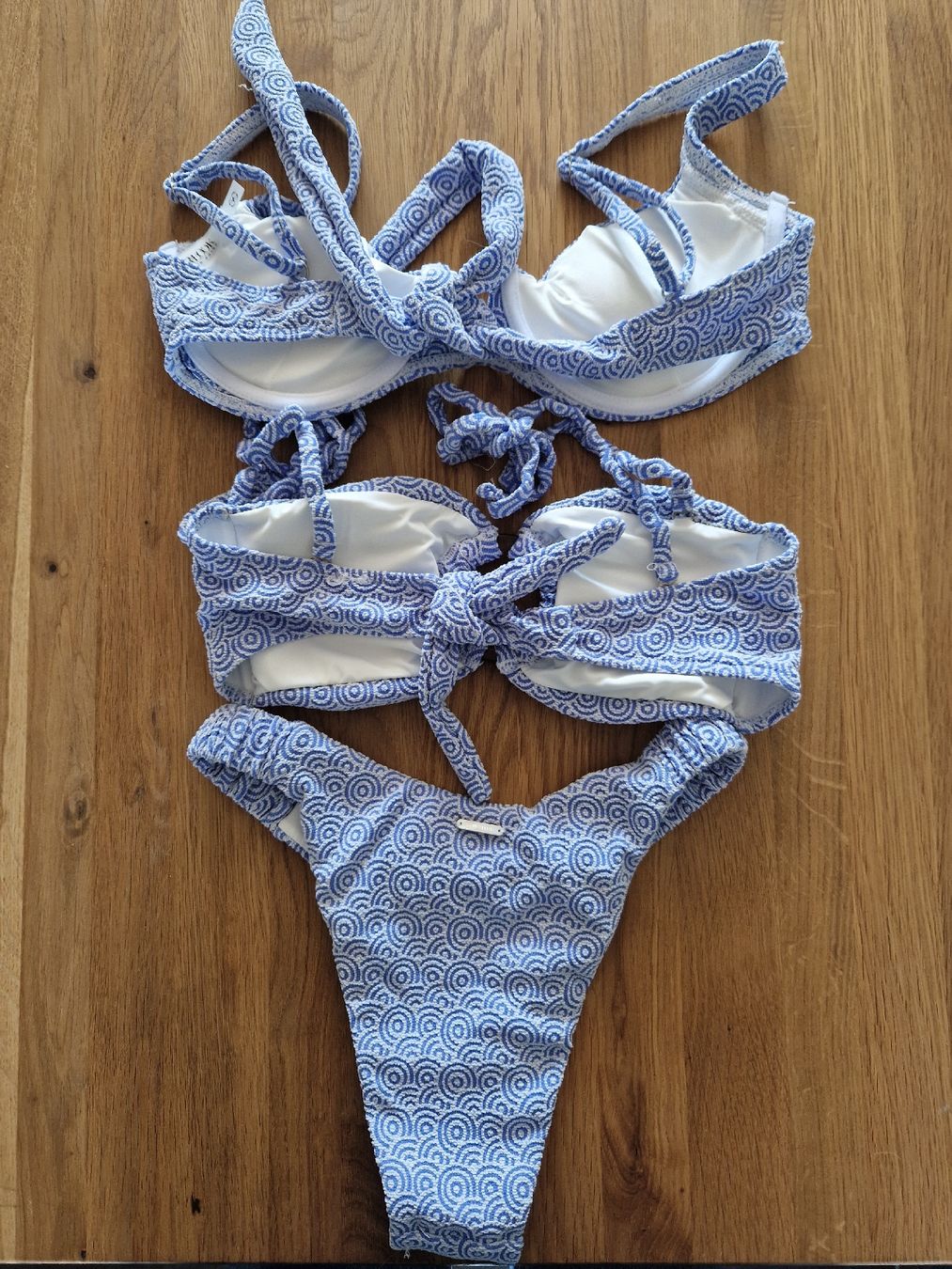Costumi da bagno & Bikini: Berlook Bikini blau/weiss Gr. XS/S – Nuovo (secondo la descrizione) da Frauenkappelen venduto da sarahgygax_ 1
