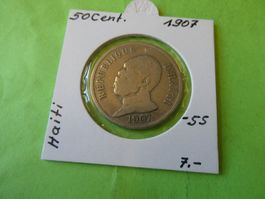 Haiti 1907, 50 Centimes