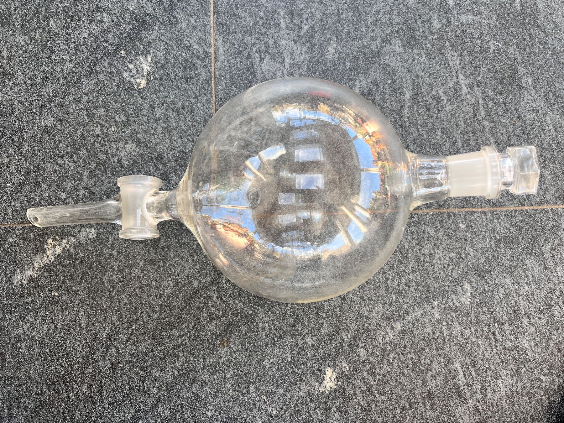 Gläser: Gebr. Büchi Uster Rotationsverdampfer Glas Scheidetrichter – Gebraucht aus Otelfingen von Markthalle_C 2