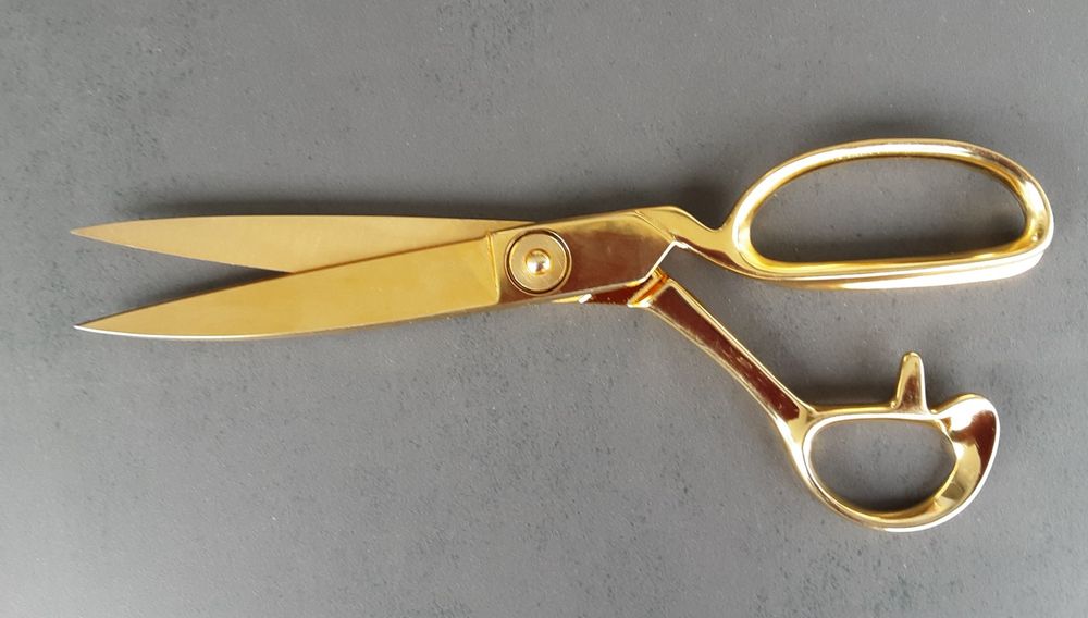 Schneiderschere Schere gross Singer Goldfarben Solingen | Kaufen auf ...