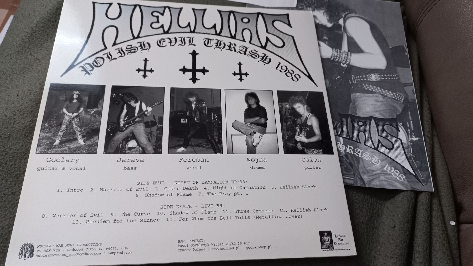 Dischi in vinile: HELLIAS-Night...Lp Vinyl Thrash Metal – Usato da Olten venduto da Donatello1984 1