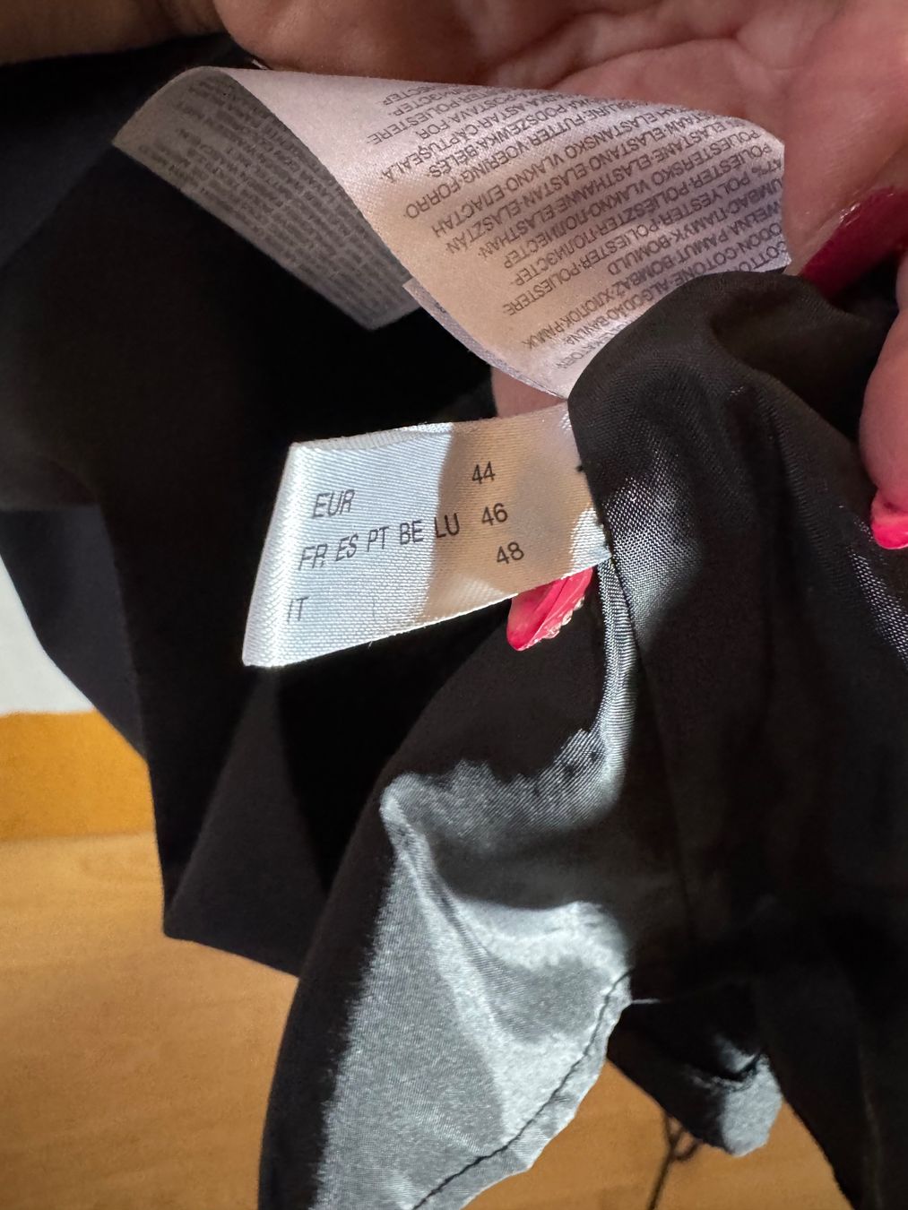 C&A Vestiti: Schwarzes Kleid von Yessica Gr. 44 – Usato da Grosswangen venduto da second_hand_dress 3