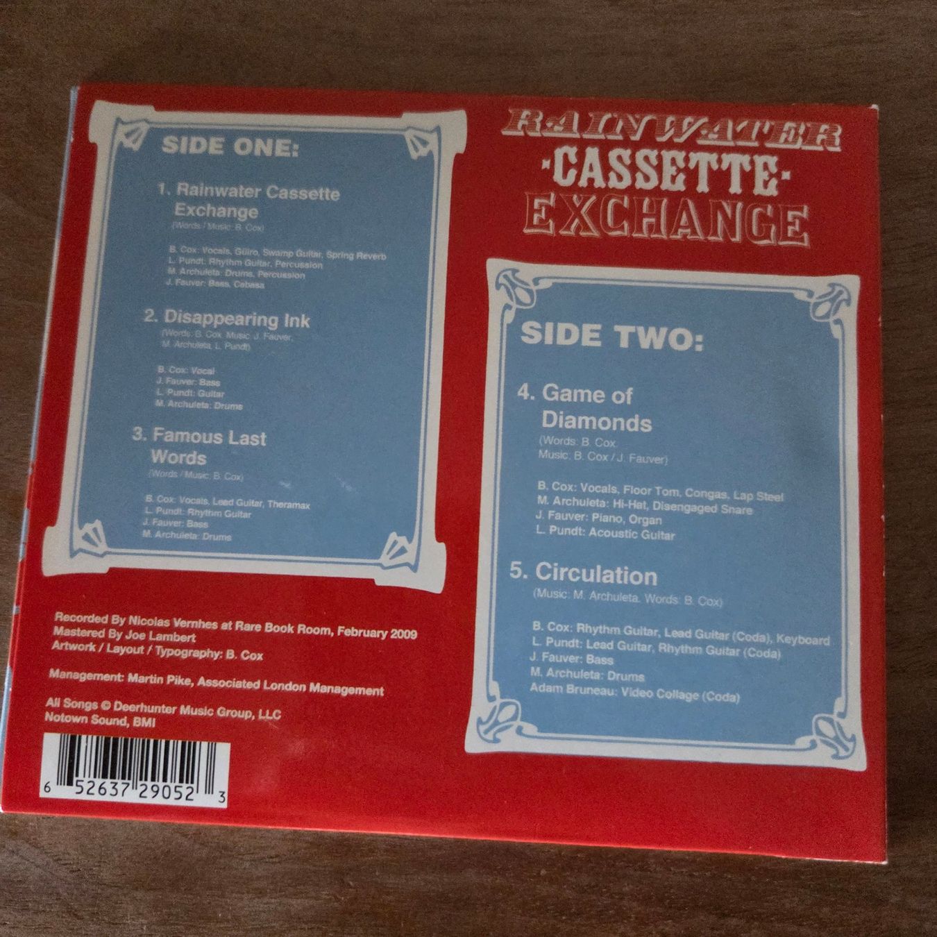 CD: DEERHUNTER - Rainwater Cassette Exchange - CD – Usato da Olten venduto da clayrout 1