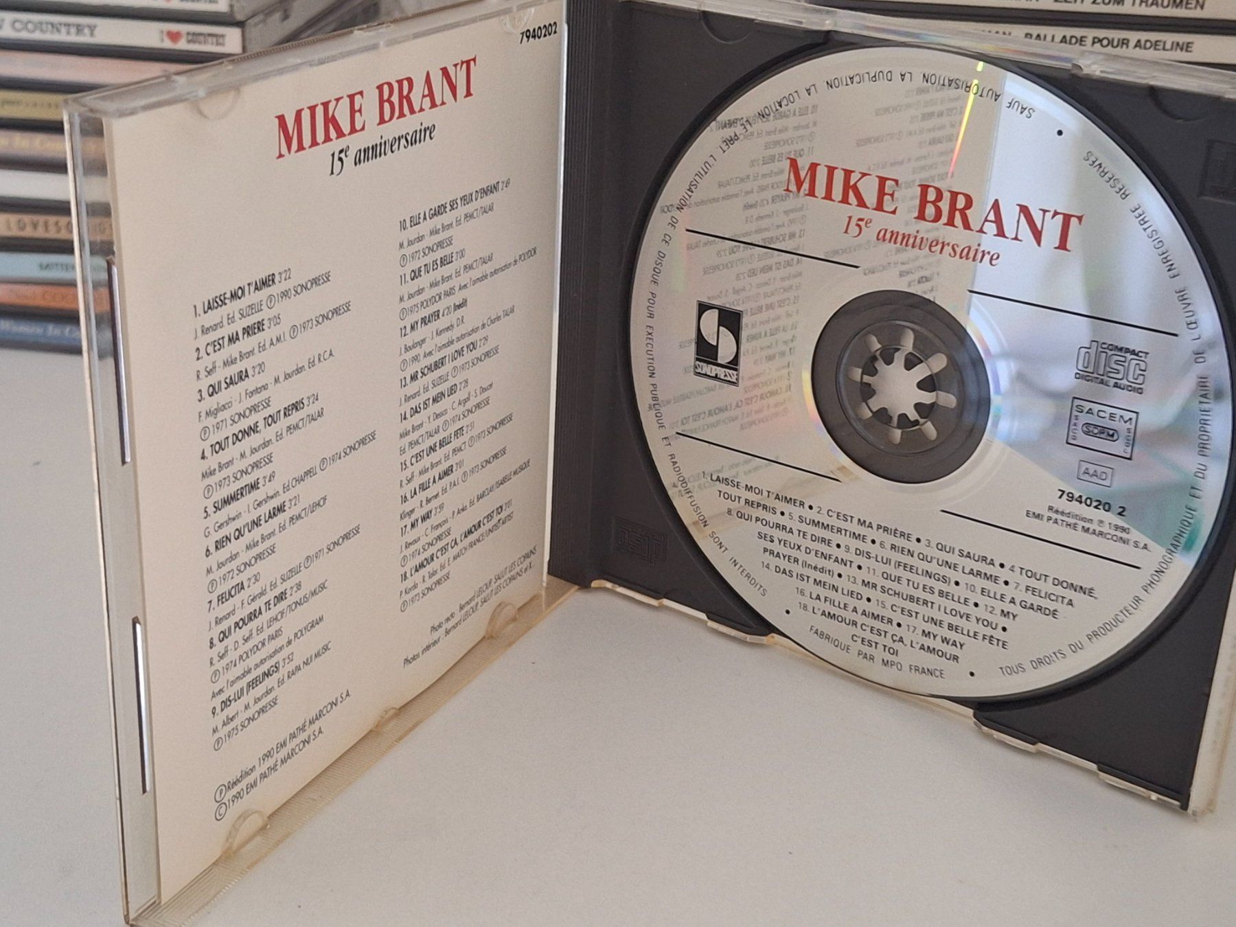 CDs: CD Mike Brant - 15e Anniversaire – Gebraucht aus Aarberg von Jackup1 2