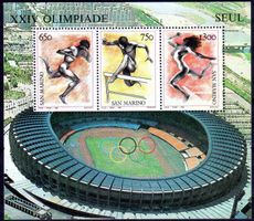 XXIV OLYMPIADE SEUL 1988 BLOCK ** POSTFRISCH ** - FL