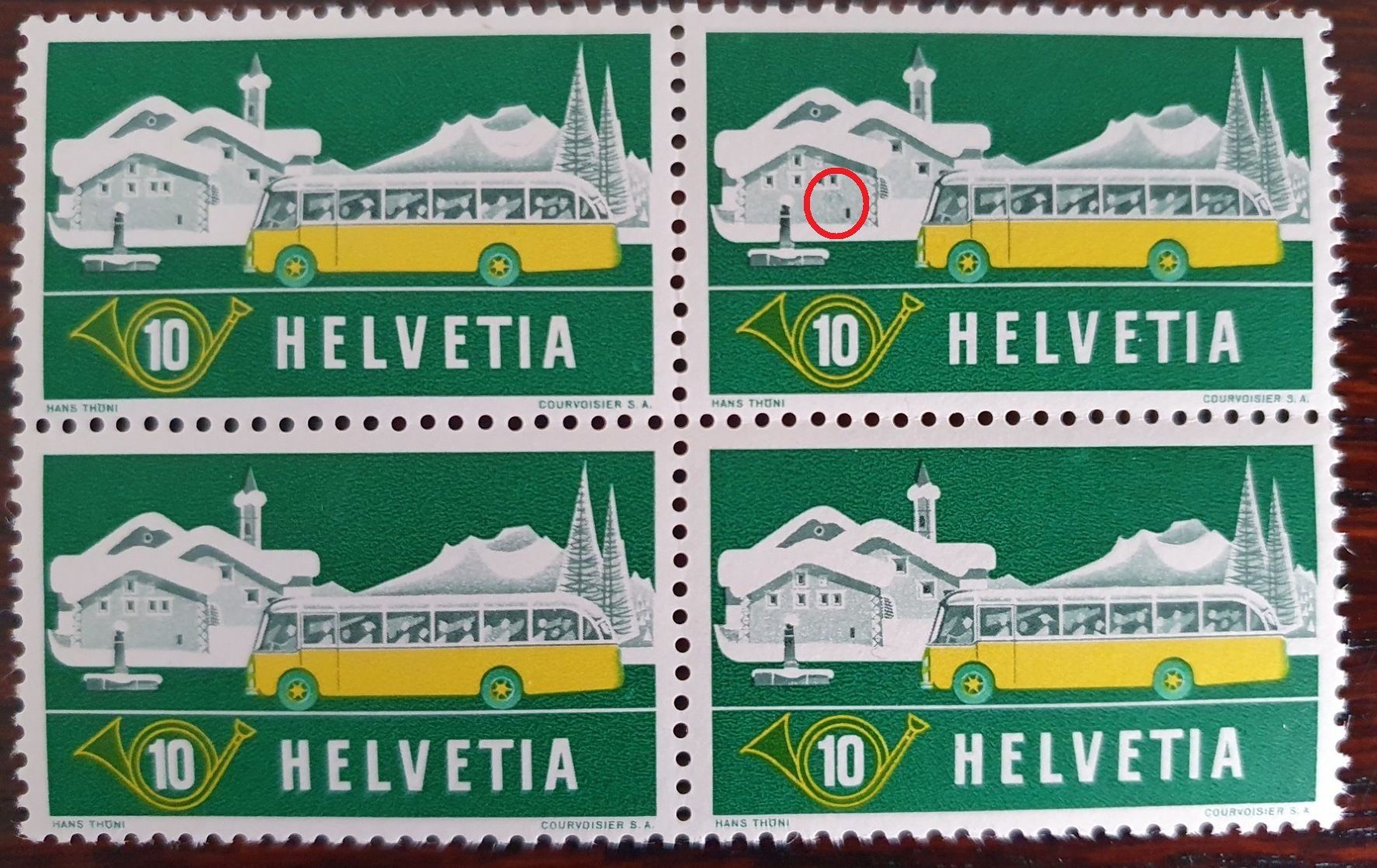 Alle Briefmarken: 314.3.05 ** Hausfront retouchiert Kat. 25.- – Gebraucht aus Fislisbach von Zigzag12