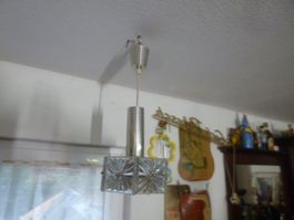 Design Leuchte Sputnik Ära 70er Lampe Pendelleuchter DDR