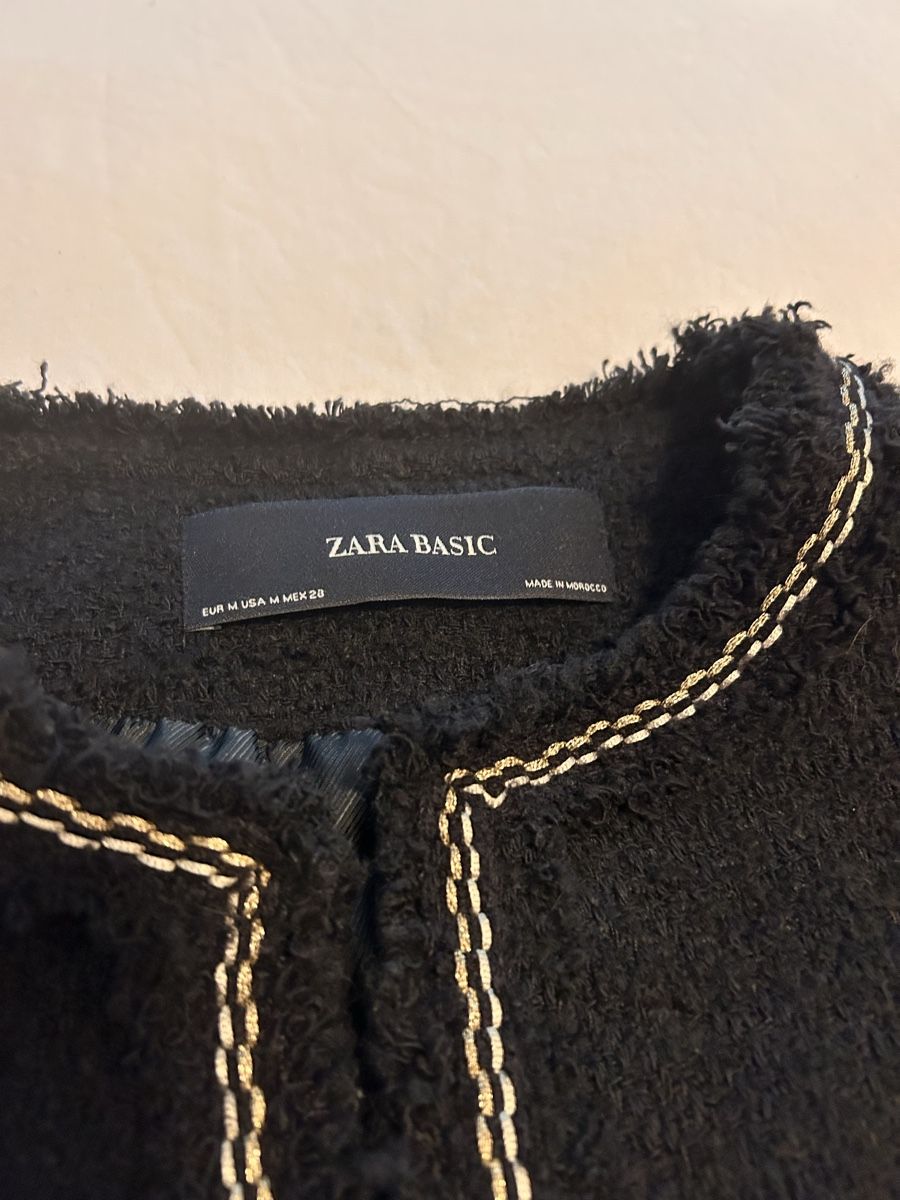 Zara Giacche: Zara Basic Black Jacket, size M, Perfect for Autumn! – Usato da Territet venduto da gue_s7rn 1
