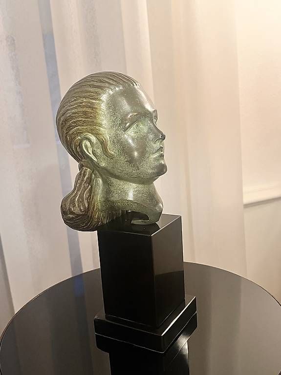 Skulpturen & Statuen: Buste Art-déco Bourraine , 1920 – Gebraucht aus Lausanne von Vibewave 6