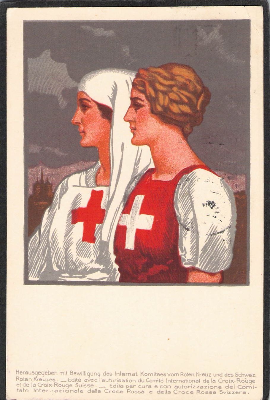 Cartoline postali: ^Schweizerischer Samariterbund , gel. 1923 – Usato da Reichenburg venduto da Pipo-67