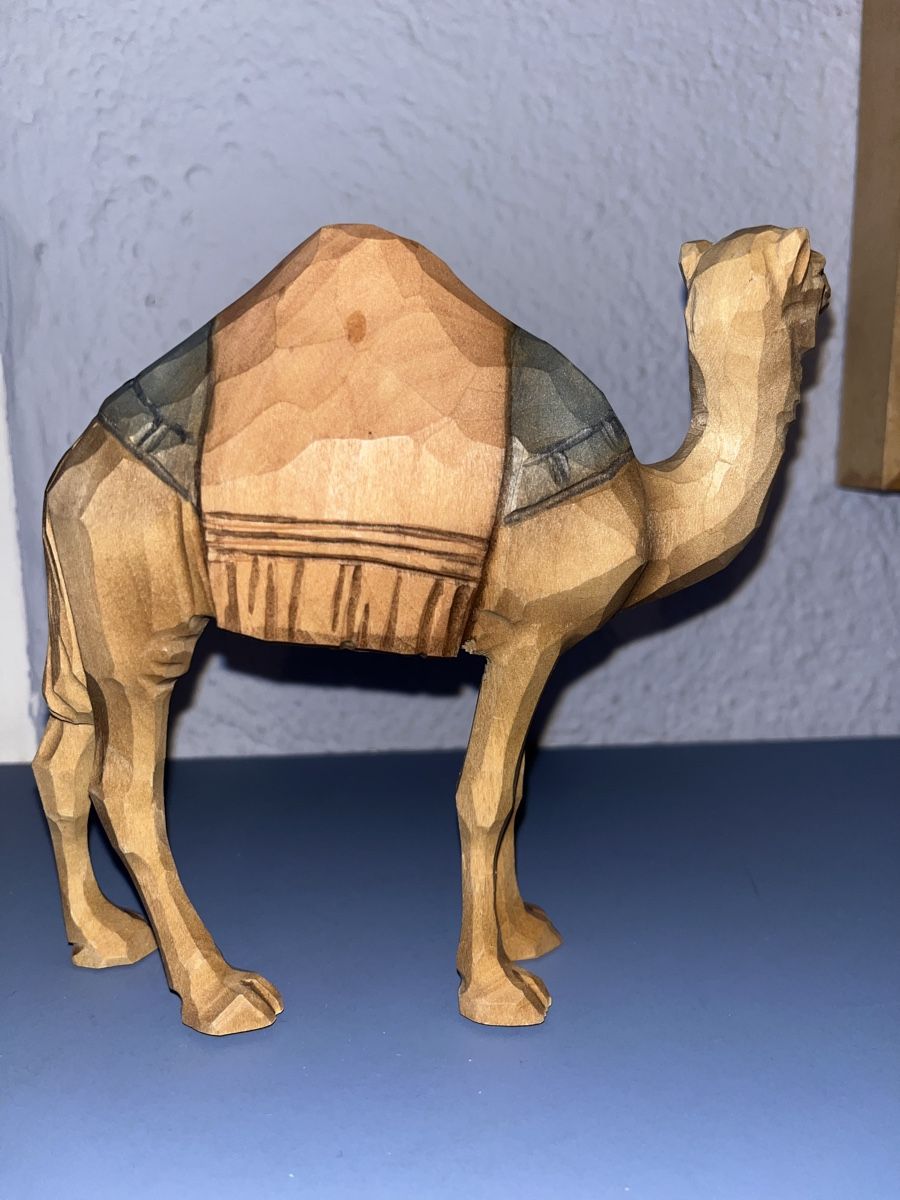 Figuren: Dromedar mit Decke  Huggler Brienz Krippenfiguren – Gebraucht aus Wohlen b. Bern von Ricarda_2000 2