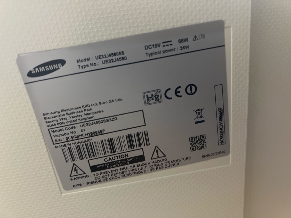 Samsung Televisori: Samsung tv – Difettoso da windisch venduto da meisterkingremo 1