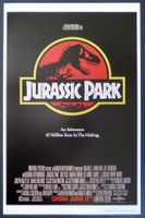 JURASSIC PARK SPIELBERG UNIVERSAL ORIGINAL MOVIE POSTER 01‪‪