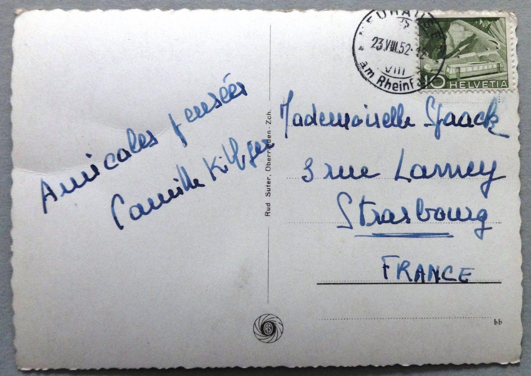 Cartes postales: Der Rheinfall – D'occasion à Fétigny par Billy2miny 1