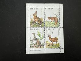 Wildtiere Irland 1980 Block Erstag (A932)