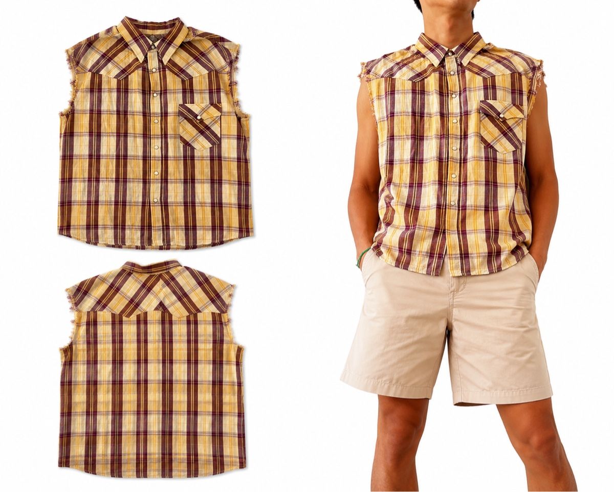 Isabel Marant Camicie: ISABEL MARANT PLAID SLEEVELESS SHIRT  – Usato da Fällanden venduto da PetiteCabinet