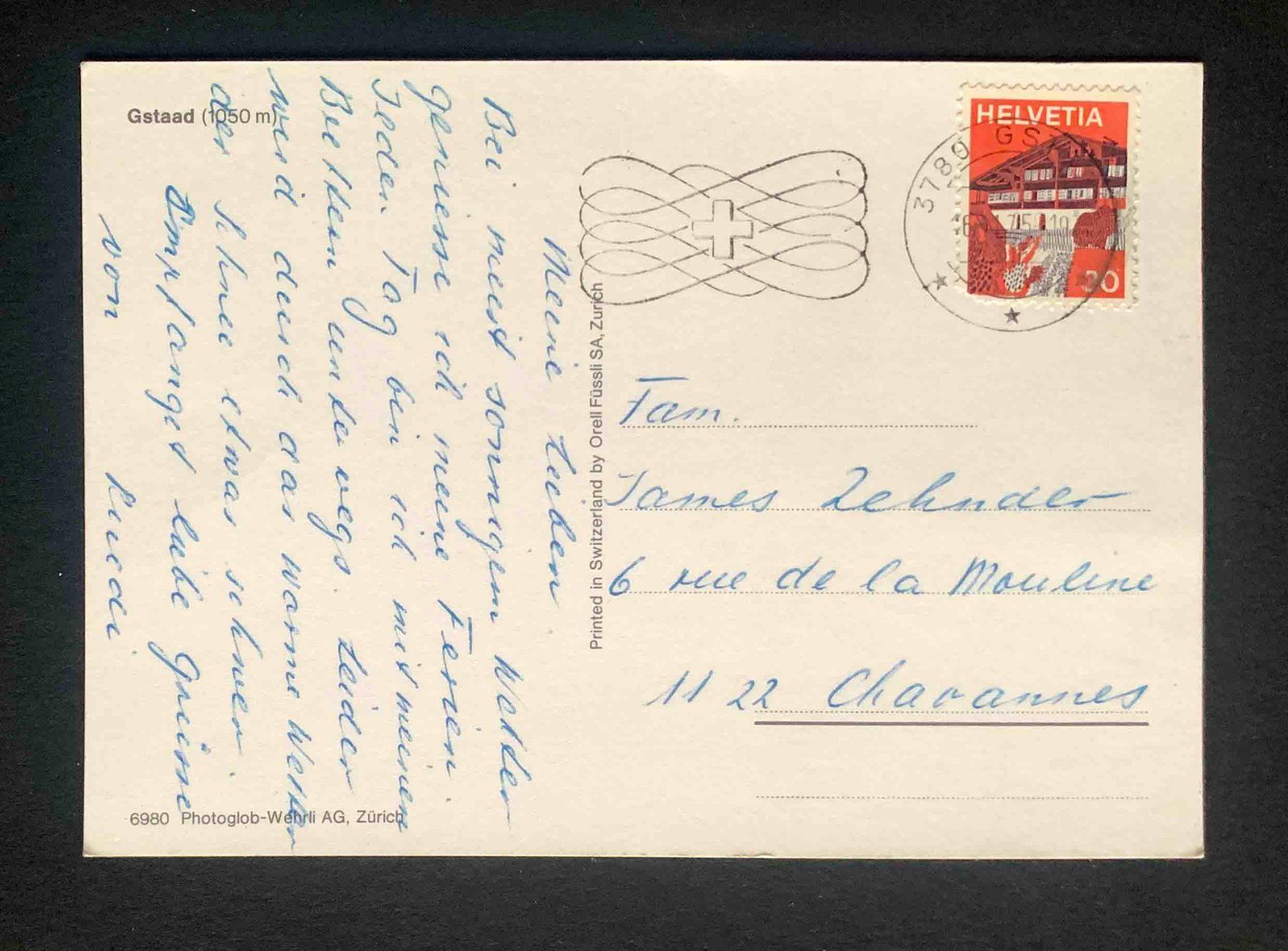 Cartoline postali: AK Gstaad – Usato da Goldau venduto da artelier1 1